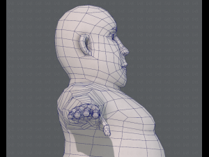 base mesh man character v09 3D मॉडल