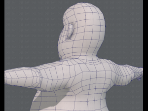 base mesh man character v09 3D मॉडल