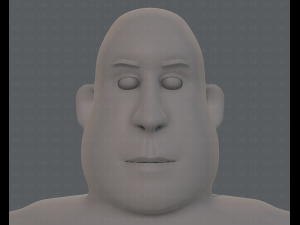 base mesh man character v09 3D मॉडल
