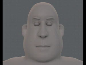 base mesh man character v09 3D Model