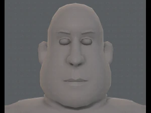 base mesh man character v09 3D Model