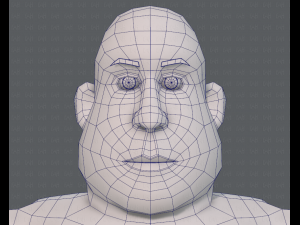 base mesh man character v09 3D मॉडल
