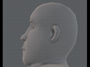 base mesh man character v09 3D मॉडल
