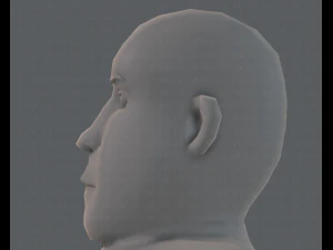 base mesh man character v09 3D Model