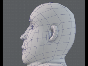 base mesh man character v09 3D मॉडल
