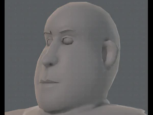 base mesh man character v09 3D Model