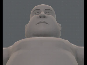 base mesh man character v09 3D Model