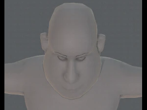 base mesh man character v09 3D Model
