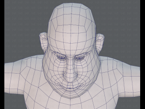base mesh man character v09 3D मॉडल