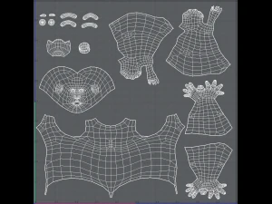base mesh man character v09 3D Model