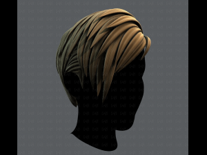 3d hair style for man v07 3D मॉडल