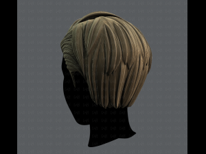 3d hair style for man v07 3D मॉडल