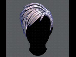 3d hair style for man v07 3D मॉडल