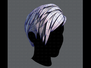 3d hair style for man v07 3D मॉडल