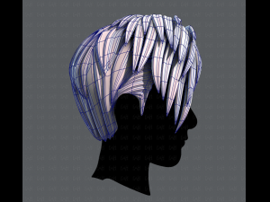 3d hair style for man v07 3D मॉडल
