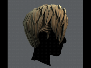 3d hair style for man v07 3D मॉडल