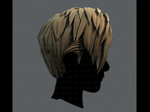 3d зачіска для чоловіка v07 3D Модель