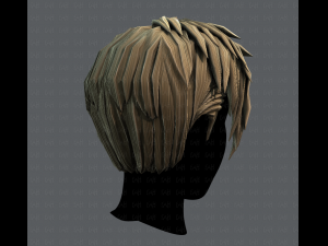 3d hair style for man v07 3D मॉडल