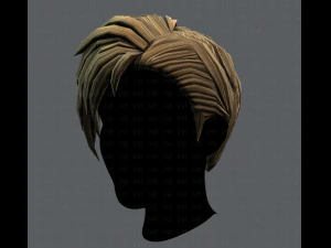 3d зачіска для чоловіка v07 3D Модель
