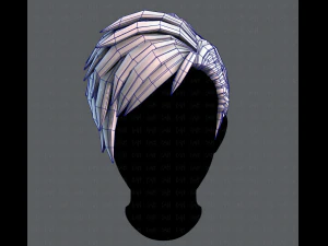 3d зачіска для чоловіка v07 3D Модель