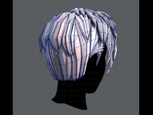 3d hair style for man v07 3D मॉडल