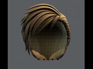 3d зачіска для чоловіка v07 3D Модель