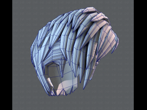 3d hair style for man v07 3D मॉडल