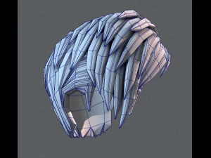 3d зачіска для чоловіка v07 3D Модель