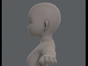 personagem de menina de malha b&aacute;sicav04 Modelo 3D
