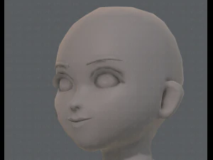 personagem de menina de malha b&aacute;sicav04 Modelo 3D