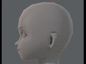 personagem de menina de malha b&aacute;sicav04 Modelo 3D