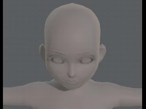 personagem de menina de malha b&aacute;sicav04 Modelo 3D