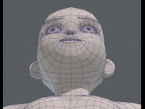base mesh girl characterv04 3D Model