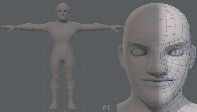 base mesh man character v10 3D मॉडल .c4d .max .obj .3ds .fbx .stl .blend 