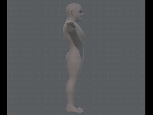 base mesh man character v10 3D मॉडल