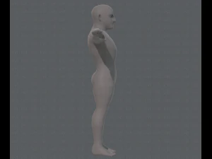 base mesh man character v10 3D Model