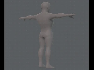 base mesh man character v10 3D Model