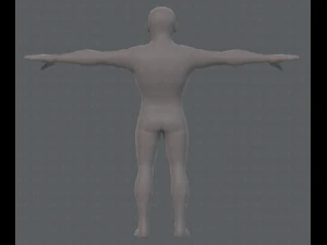 base mesh man character v10 3D Model