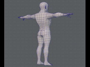 base mesh man character v10 3D मॉडल