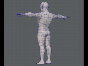 base mesh man character v10 3D मॉडल