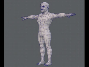 base mesh man character v10 3D Model