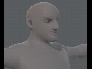 base mesh man character v10 3D मॉडल