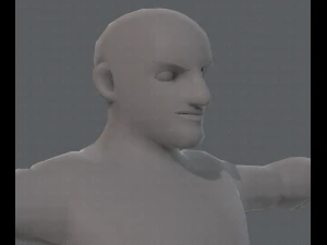 base mesh man character v10 3D Model