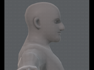 base mesh man character v10 3D मॉडल