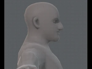 base mesh man character v10 3D Model
