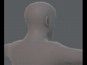 base mesh man character v10 3D मॉडल