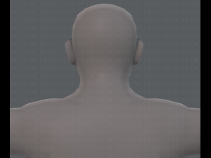 base mesh man character v10 3D मॉडल