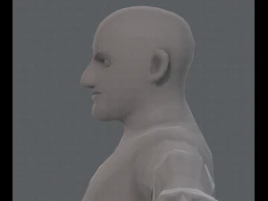 base mesh man character v10 3D Model