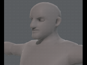 base mesh man character v10 3D मॉडल