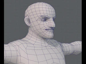 base mesh man character v10 3D Model